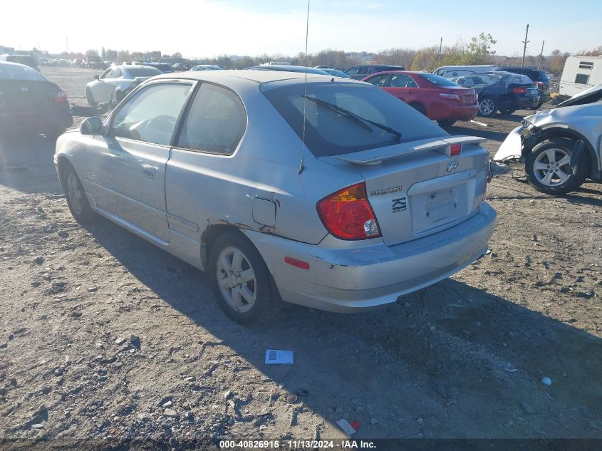 2005 Hyundai Accent Gls/Gt VIN: KMHCG35C05U366176 Lot: 40826915