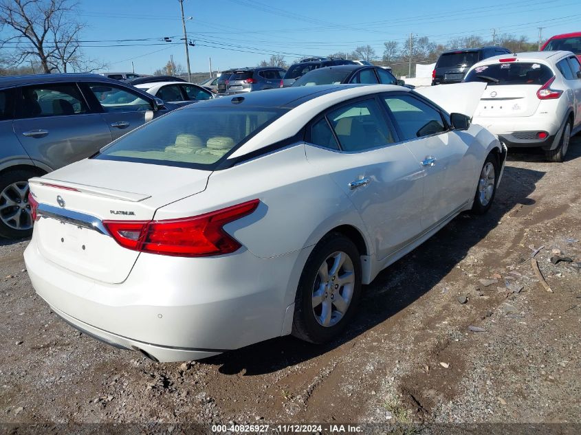 2017 Nissan Maxima 3.5 Platinum VIN: 1N4AA6AP4HC412566 Lot: 40826927