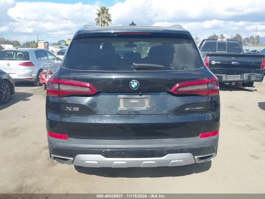 2019 BMW X5 xDrive40I VIN: 5UXCR6C54KLL00816 Lot: 40826937