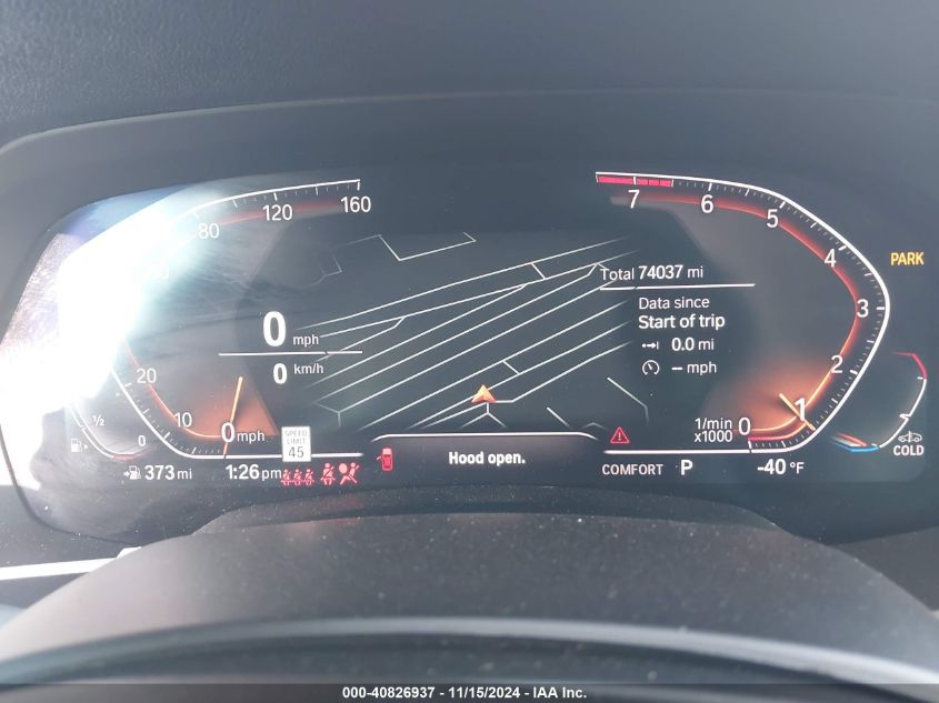 2019 BMW X5 XDRIVE40I VIN: 5UXCR6C54KLL00816