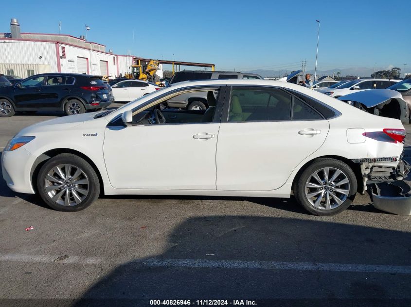 2015 Toyota Camry Hybrid Xle VIN: 4T1BD1FK4FU153862 Lot: 40826946