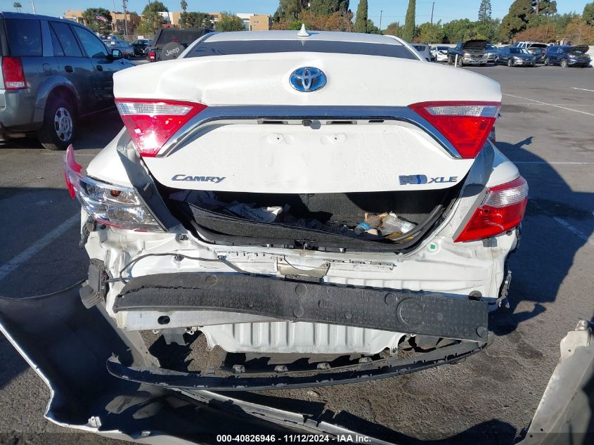 2015 Toyota Camry Hybrid Xle VIN: 4T1BD1FK4FU153862 Lot: 40826946