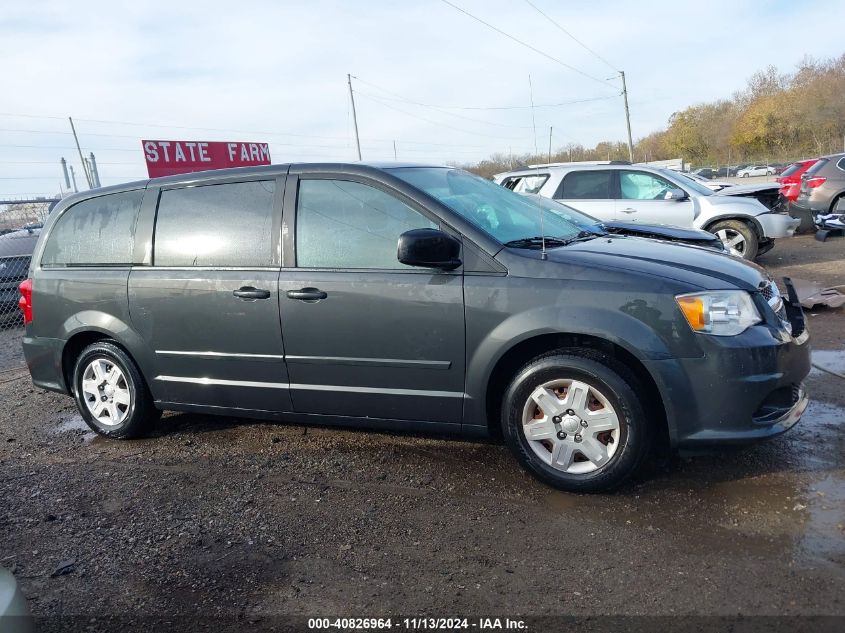 2012 Dodge Grand Caravan Se/Avp VIN: 2C4RDGBG7CR220289 Lot: 40826964