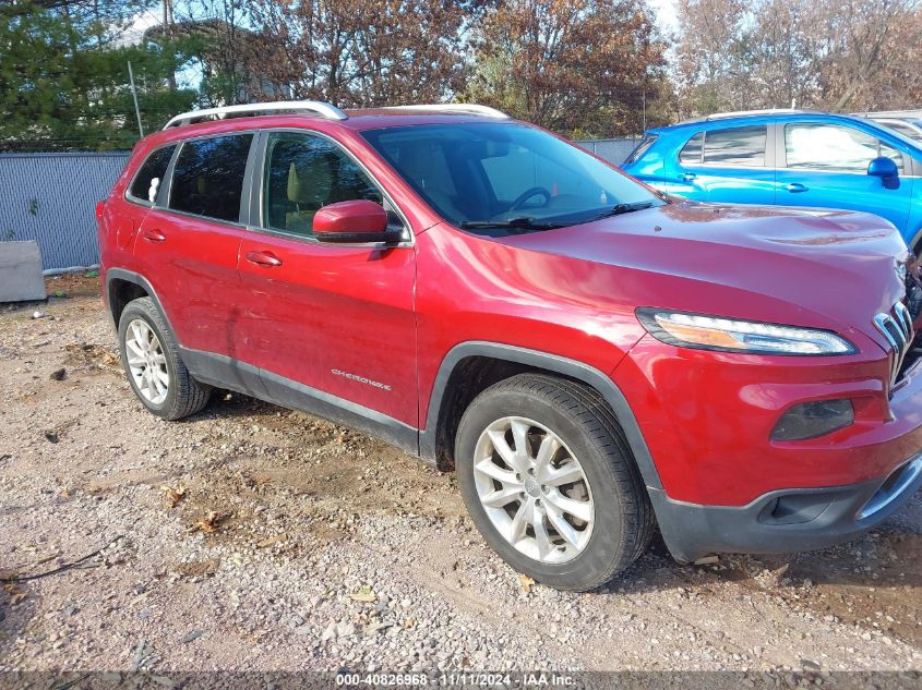 2016 Jeep Cherokee Limited VIN: 1C4PJMDB4GW239962 Lot: 40826968