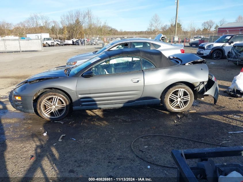 2003 Mitsubishi Eclipse Spyder Gts VIN: 4A3AE75H43E163722 Lot: 40826981