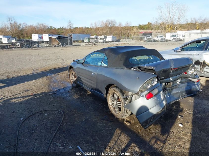 2003 Mitsubishi Eclipse Spyder Gts VIN: 4A3AE75H43E163722 Lot: 40826981