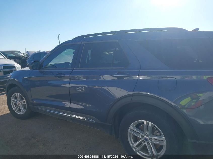 2021 Ford Explorer Xlt VIN: 1FMSK7DHXMGA81965 Lot: 40826986