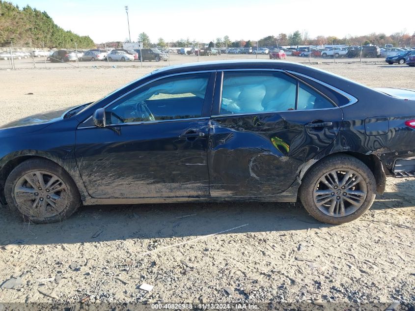 2016 Toyota Camry Se VIN: 4T1BF1FK0GU128579 Lot: 40826988