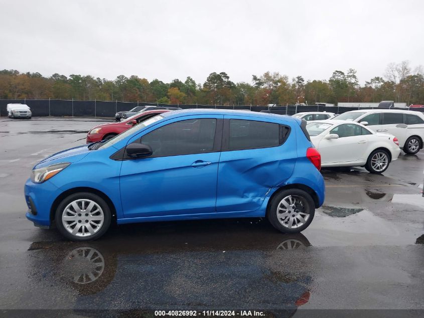 2017 Chevrolet Spark Ls Cvt VIN: KL8CB6SA7HC778055 Lot: 40826992