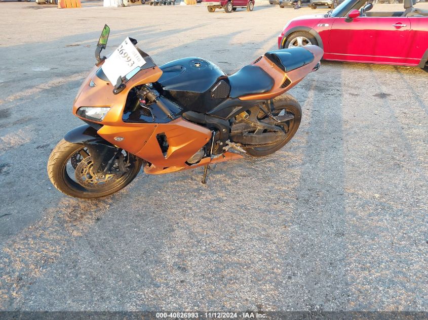 2005 Honda Cbr600 Rr VIN: JH2PC37085M200371 Lot: 40826993