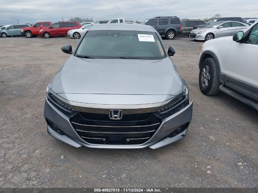 2021 Honda Accord Sport Special Edition VIN: 1HGCV1F47MA027728 Lot: 40827015