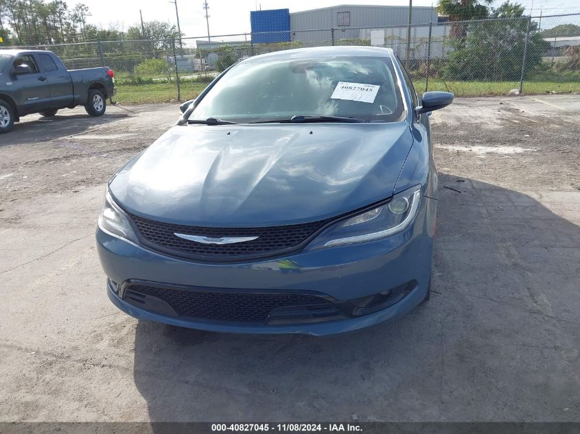 2015 Chrysler 200 S VIN: 1C3CCCBGXFN604915 Lot: 40827045