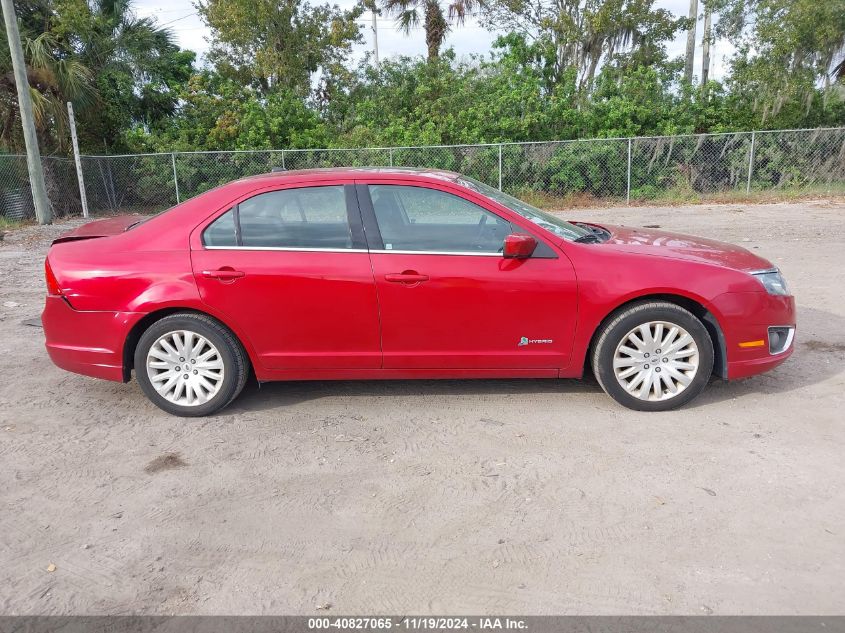 2011 Ford Fusion Hybrid VIN: 3FADP0L34BR284549 Lot: 40827065