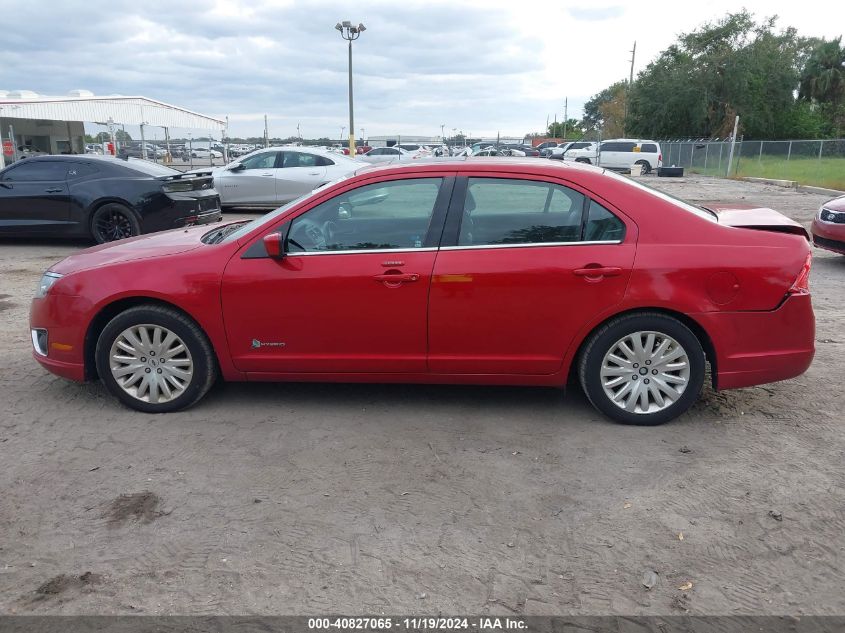 2011 Ford Fusion Hybrid VIN: 3FADP0L34BR284549 Lot: 40827065