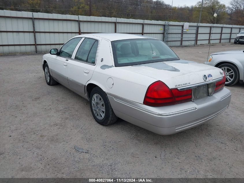 2005 Mercury Grand Marquis Gs VIN: 2MEFM74WX5X606239 Lot: 40827064