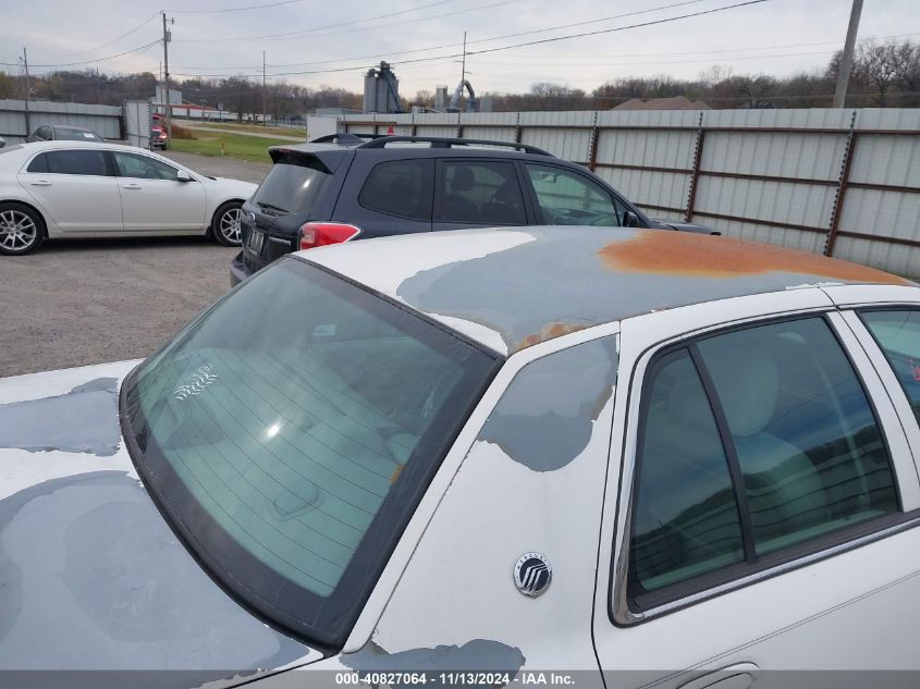 2005 Mercury Grand Marquis Gs VIN: 2MEFM74WX5X606239 Lot: 40827064