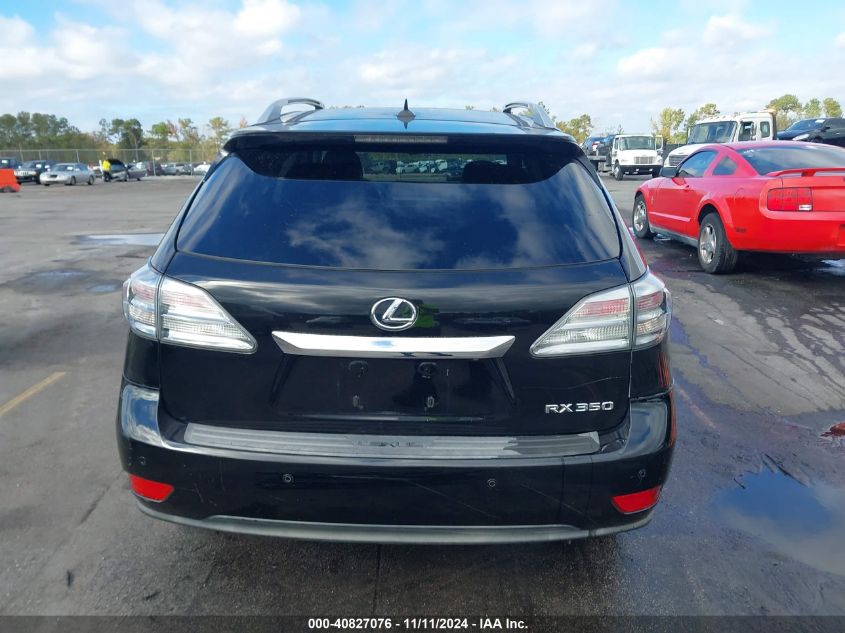 2012 Lexus Rx 350 VIN: 2T2ZK1BA4CC079692 Lot: 40827076