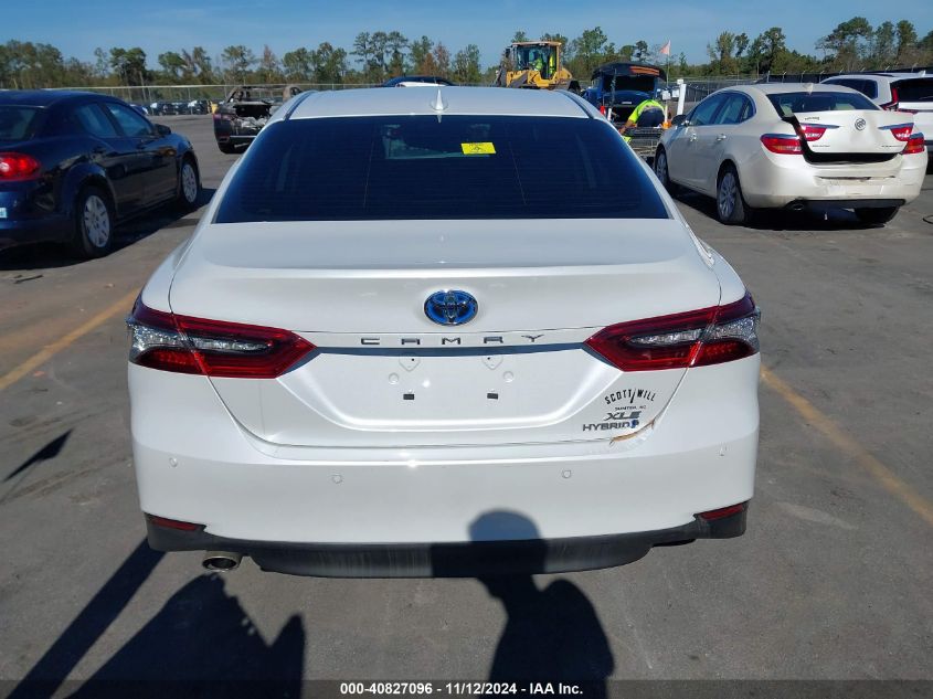 2022 Toyota Camry Xle Hybrid VIN: 4T1F31AK4NU588312 Lot: 40827096