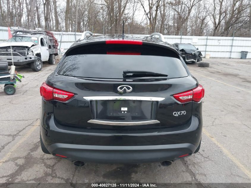 2015 Infiniti Qx70 VIN: JN8CS1MW1FM480244 Lot: 40827125