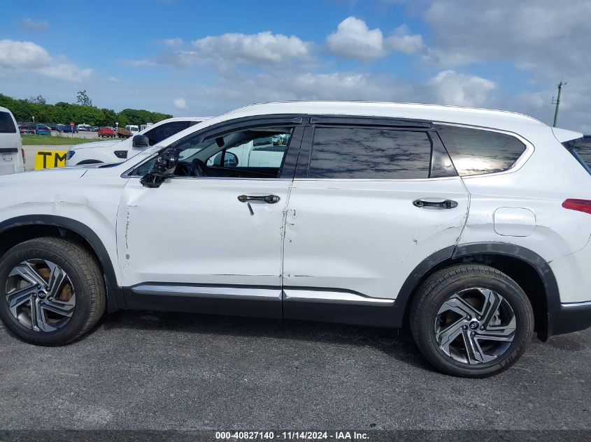 2022 Hyundai Santa Fe Sel VIN: 5NMS2DAJ4NH437508 Lot: 40827140