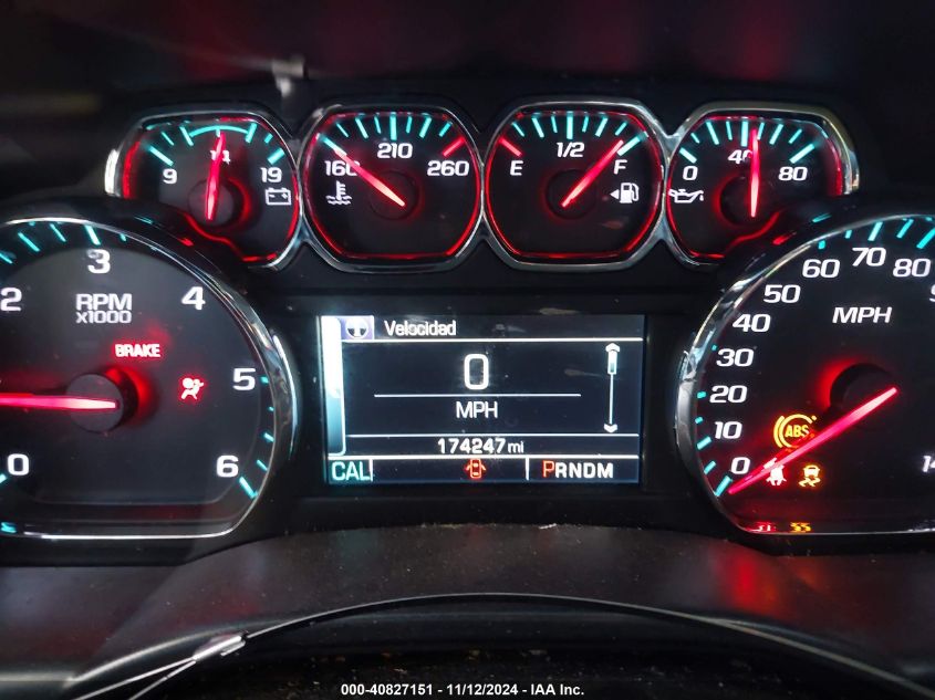 2015 CHEVROLET SILVERADO VIN: 1GCVKSEC6FZ155512