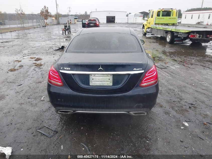 2015 Mercedes-Benz C 300 4Matic/Luxury 4Matic/Sport 4Matic VIN: 55SWF4KB8FU038485 Lot: 40827175