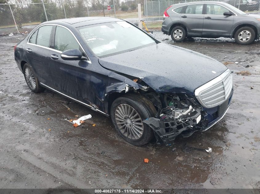 VIN 55SWF4KB8FU038485 2015 MERCEDES-BENZ C 300 no.1