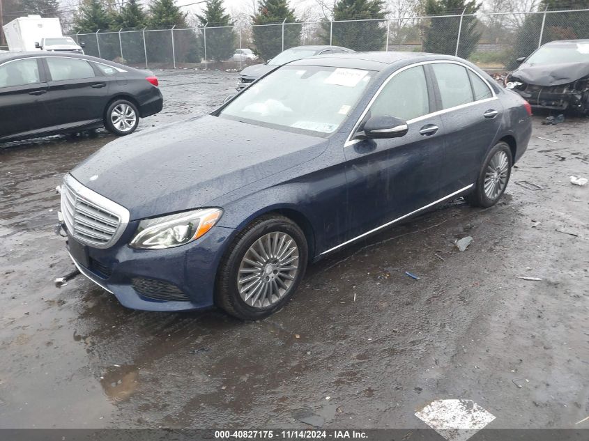 VIN 55SWF4KB8FU038485 2015 MERCEDES-BENZ C 300 no.2