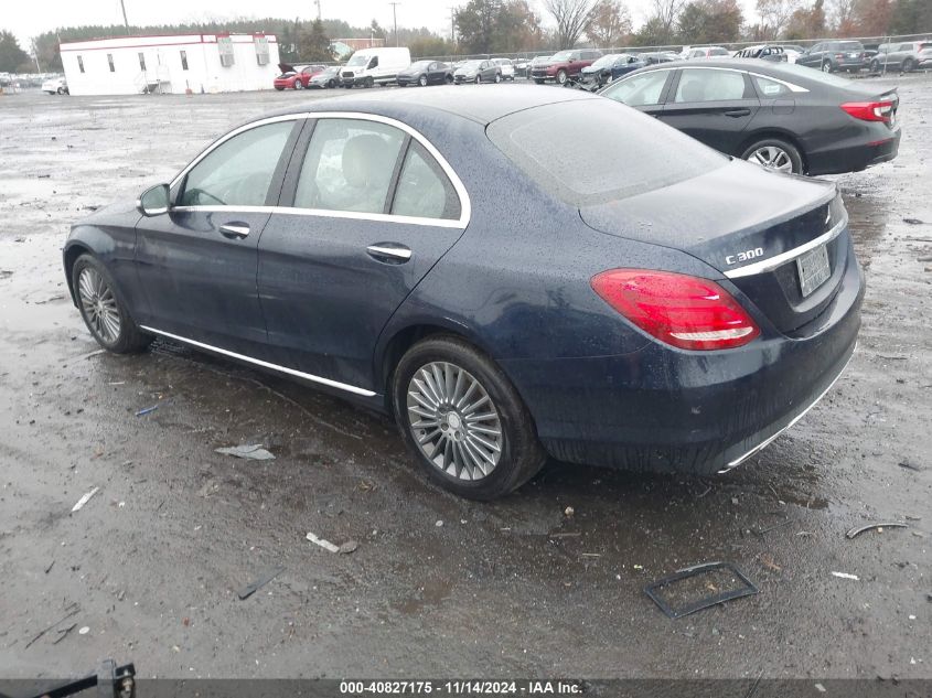 VIN 55SWF4KB8FU038485 2015 MERCEDES-BENZ C 300 no.3