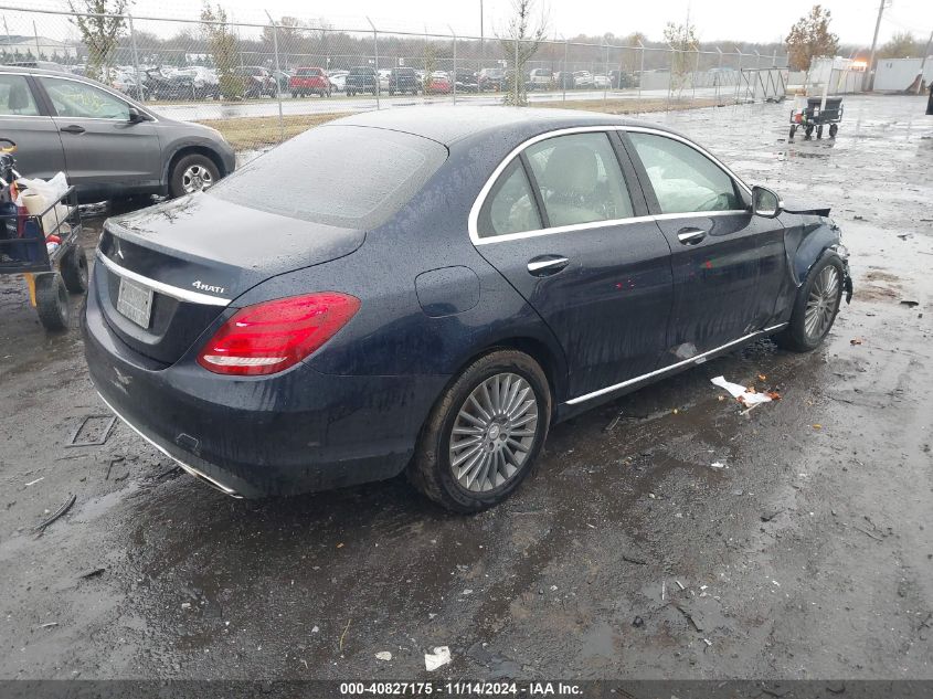 VIN 55SWF4KB8FU038485 2015 MERCEDES-BENZ C 300 no.4