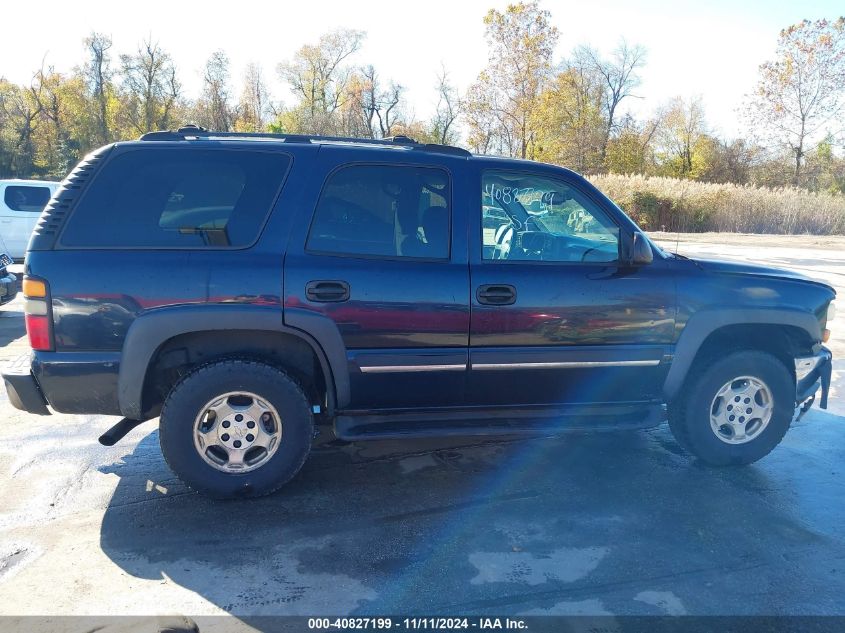 2004 Chevrolet Tahoe Ls VIN: 1GNEK13ZX4J201458 Lot: 40827199