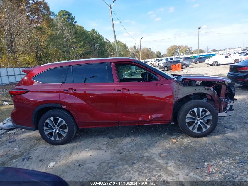 2021 Toyota Highlander Xle VIN: 5TDGZRAH7MS523208 Lot: 40827219