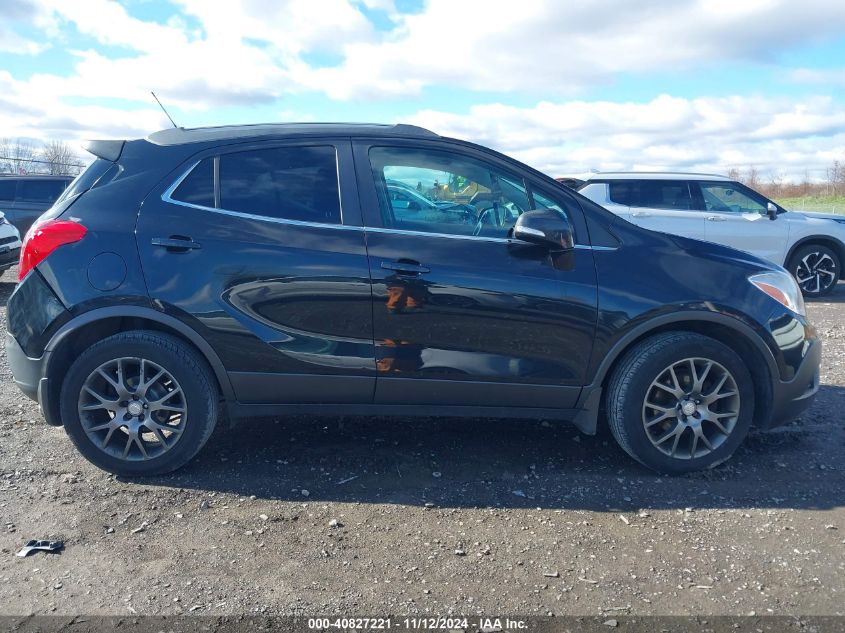 2016 Buick Encore Sport Touring VIN: KL4CJ2SMXGB585829 Lot: 40827221