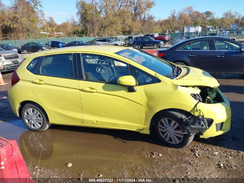 2016 Honda Fit Lx VIN: JHMGK5H57GX035978 Lot: 40827222