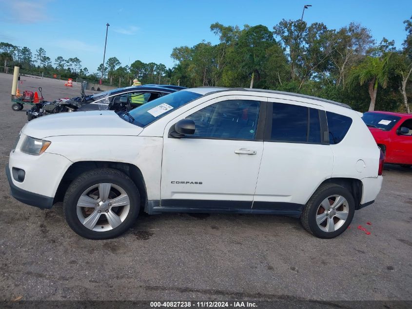 2016 Jeep Compass Sport VIN: 1C4NJCBA4GD609329 Lot: 40827238