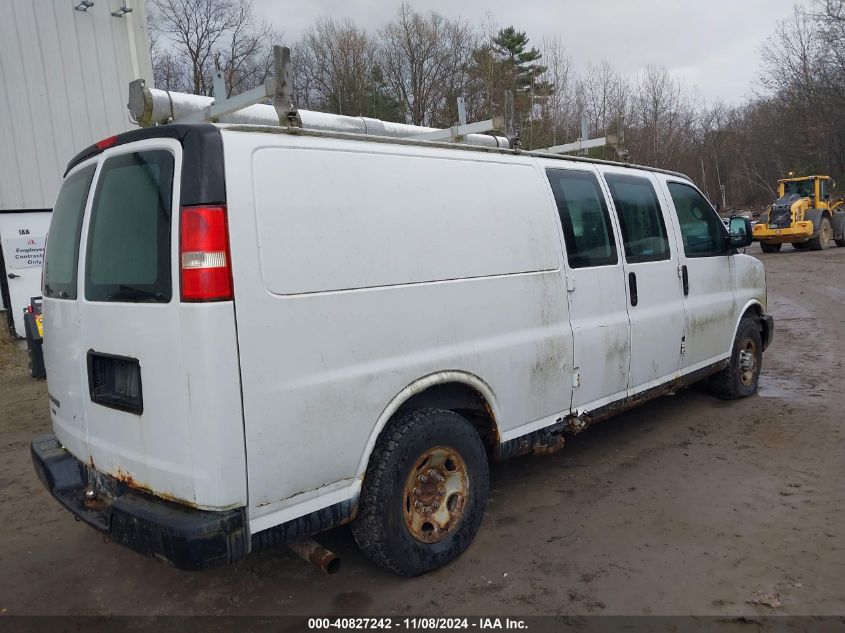 2012 Chevrolet Express Cargo Van Work Van VIN: 1GCWGGCG7C1163962 Lot: 40827242