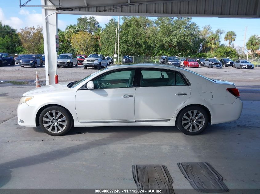 2011 Toyota Avalon Limited VIN: 4T1BK3DB1BU375497 Lot: 40827249