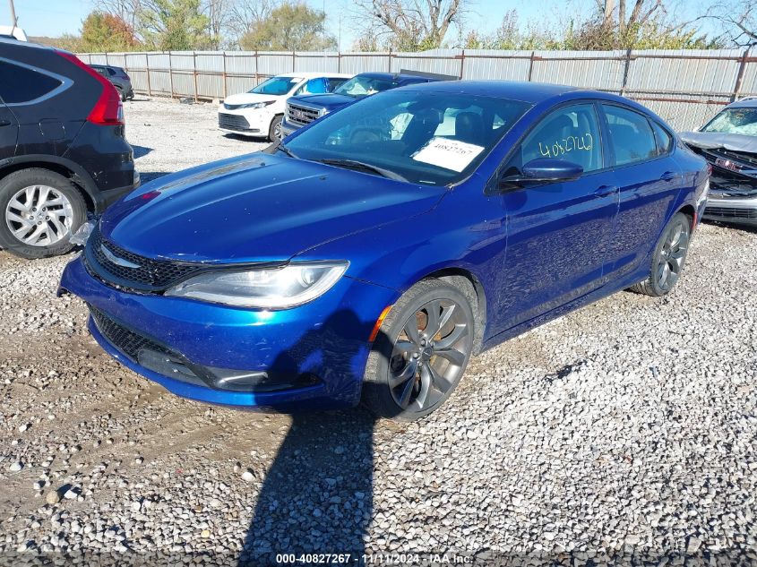 2016 Chrysler 200 S VIN: 1C3CCCBGXGN108594 Lot: 40827267