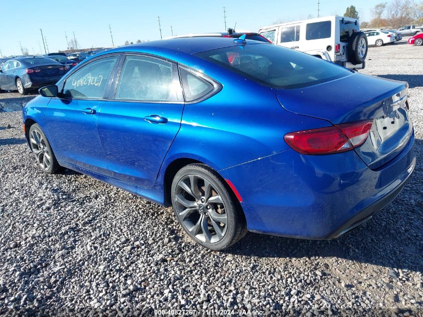 2016 Chrysler 200 S VIN: 1C3CCCBGXGN108594 Lot: 40827267