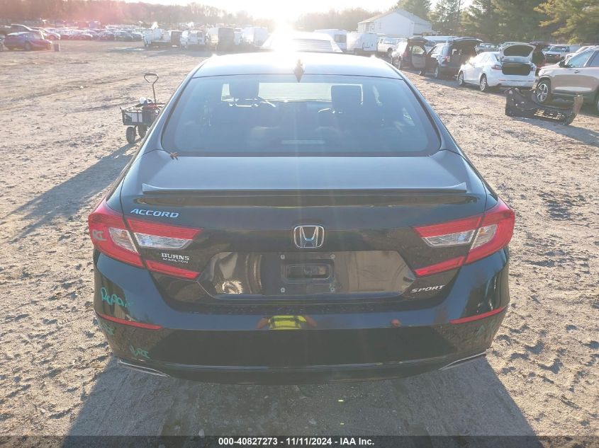 2018 Honda Accord Sport VIN: 1HGCV1E38JA239770 Lot: 40827273