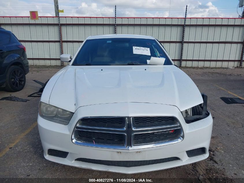 2013 Dodge Charger Se VIN: 2C3CDXBG1DH545182 Lot: 40827276