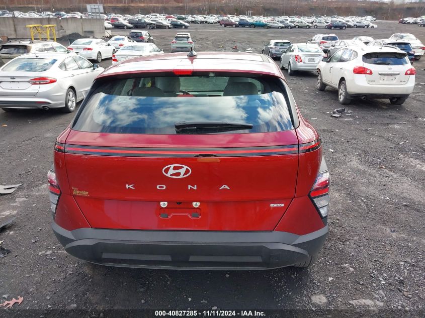 2024 Hyundai Kona Se VIN: KM8HACAB1RU161363 Lot: 40827285