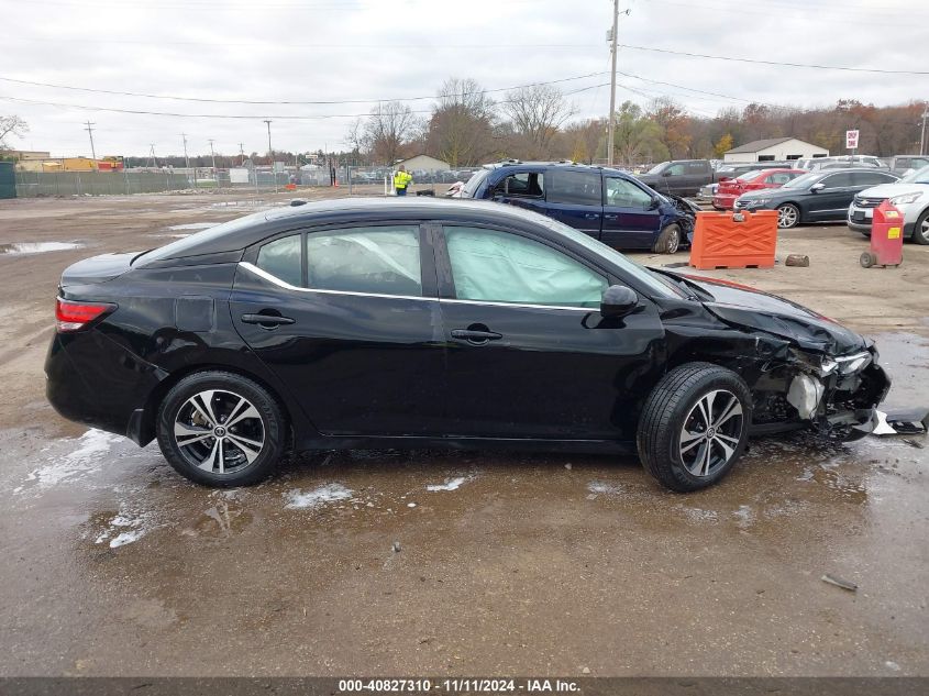 2022 Nissan Sentra Sv Xtronic Cvt VIN: 3N1AB8CV4NY230256 Lot: 40827310