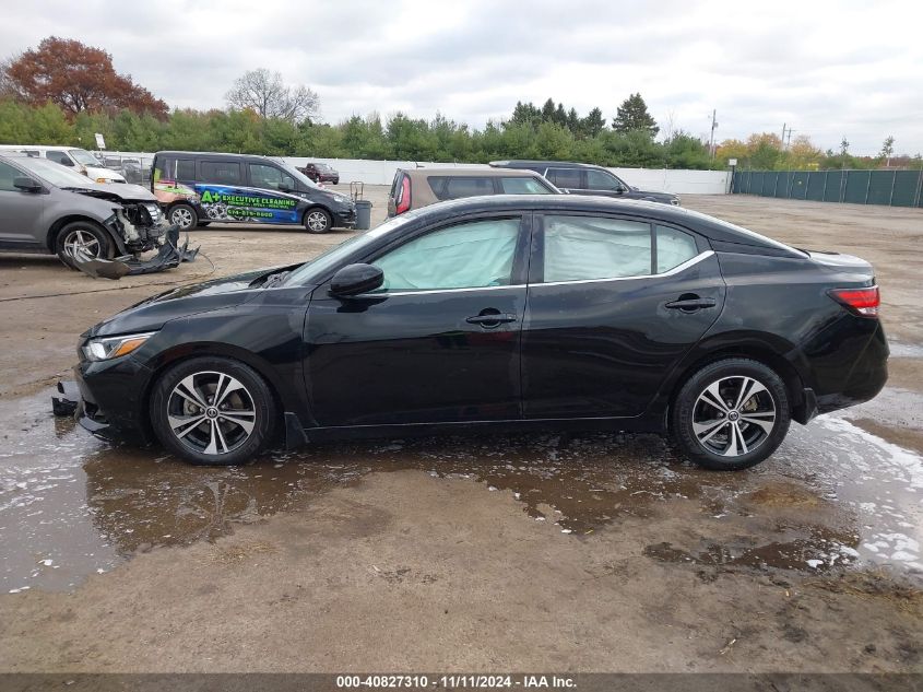 2022 Nissan Sentra Sv Xtronic Cvt VIN: 3N1AB8CV4NY230256 Lot: 40827310