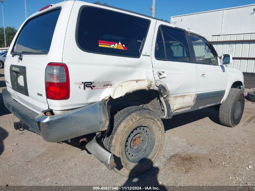 1997 Toyota 4Runner Sr5 V6 Limited VIN: JT3HN87R7V0090556 Lot: 40827346