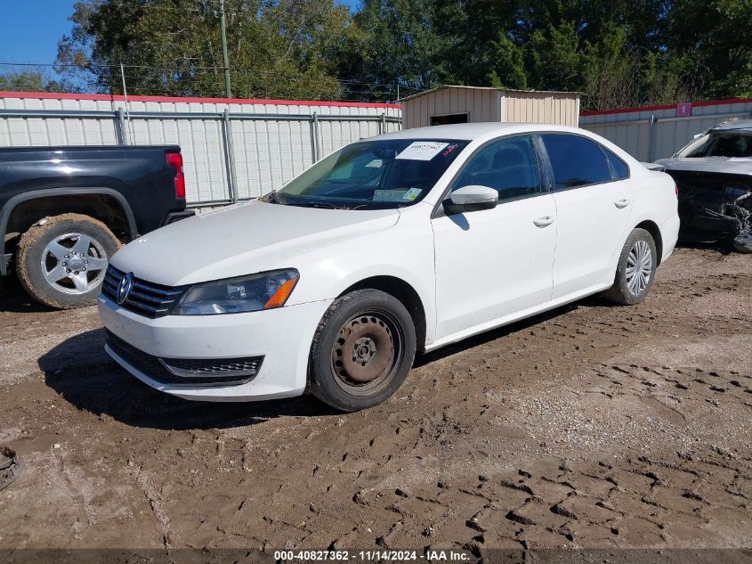 VIN 1VWAT7A31EC114430 2014 Volkswagen Passat, 1.8T S no.2