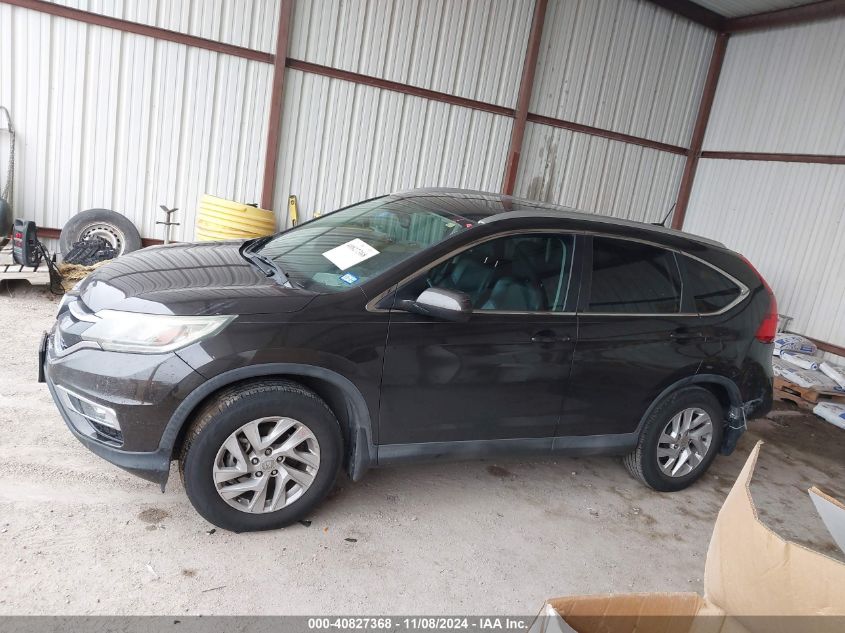 2015 Honda Cr-V Ex-L VIN: 2HKRM3H72FH557616 Lot: 40827368