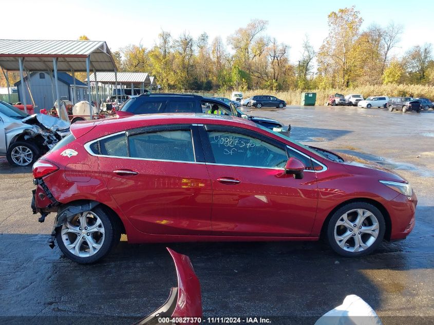 2018 Chevrolet Cruze Premier VIN: 3G1BF6SM0JS580556 Lot: 40827370