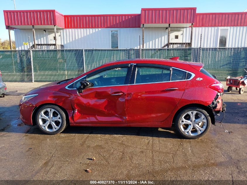 2018 Chevrolet Cruze Premier VIN: 3G1BF6SM0JS580556 Lot: 40827370