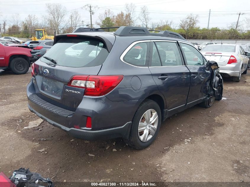 2015 Subaru Outback 2.5I VIN: 4S4BSBAC6F3245394 Lot: 40827380